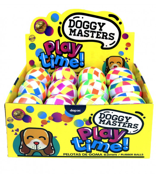 Pelotas de goma multicolores