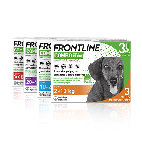 Antiparásito marca Frontline Combo