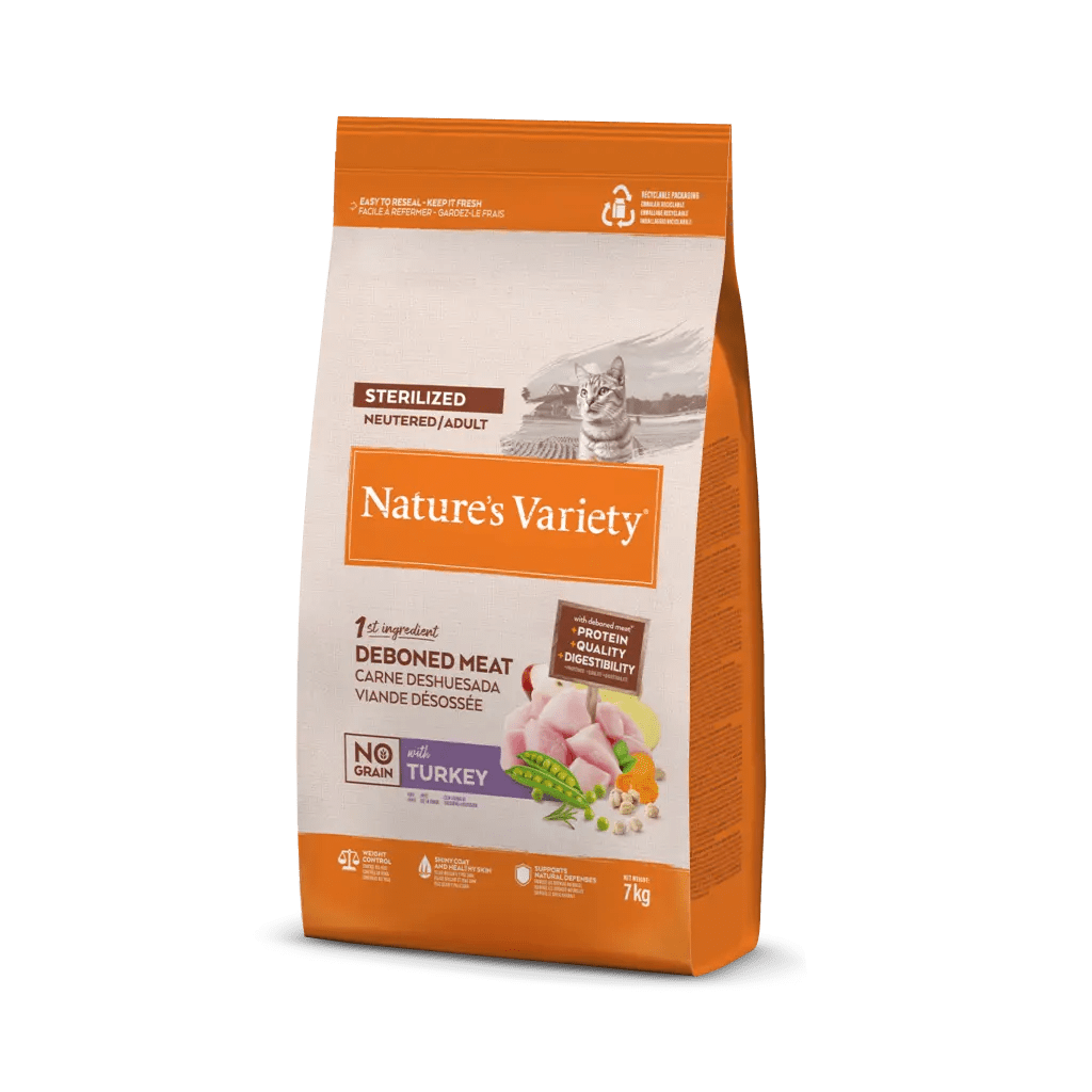 Nature's Variety para gatos esterilizados con pavo