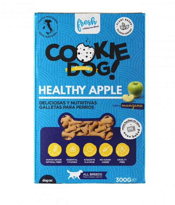 Galleta saludable "Healthy Apple" marca DAPAC
