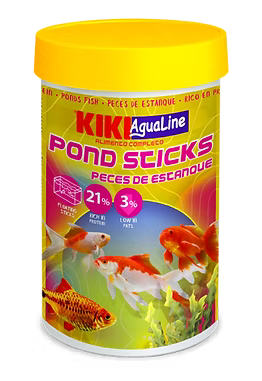 Comida marca KIKI para peces de estanque