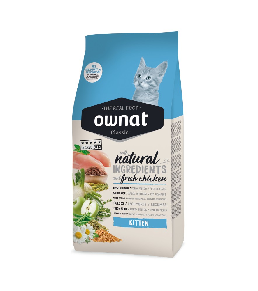 Marca Ownat comida para gatos pequeños