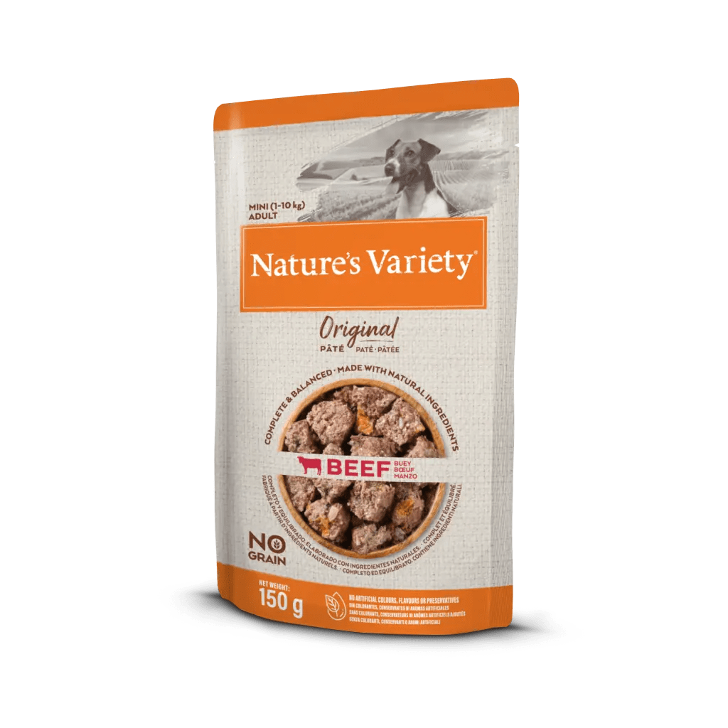 Comida marca Nature's Variety sabor ternera
