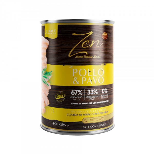 Comida marca Zen sabor pollo y pavo